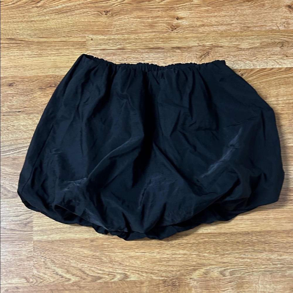 Zara Elegant Black Skirt Size S Bubble Design